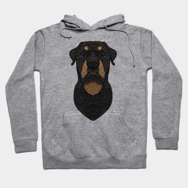 Rottweiler Hoodie by ArtLovePassion